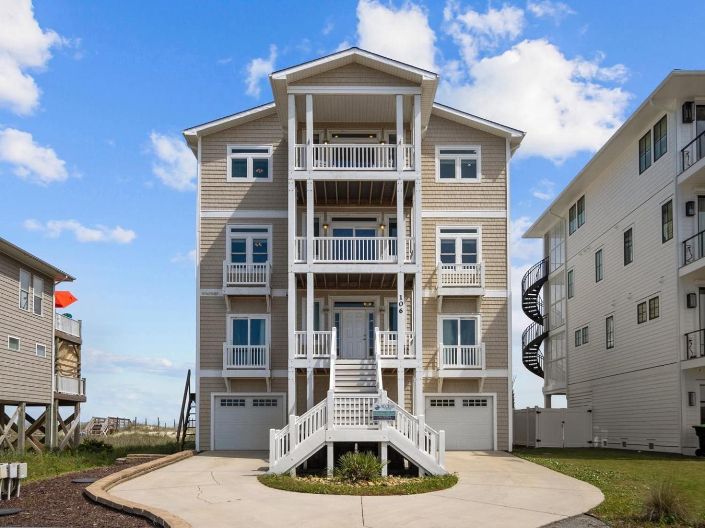 106 Scotch Bonnet Dr Villa North Topsail Beach Exteriör bild